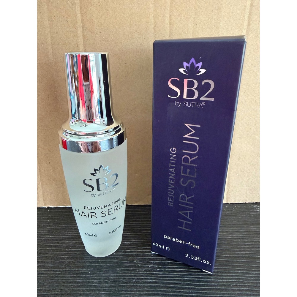 SB2 by Sutra Rejuvenating Hair Serum 2.03oz 60ml Paraben-Free Frizz Control READ